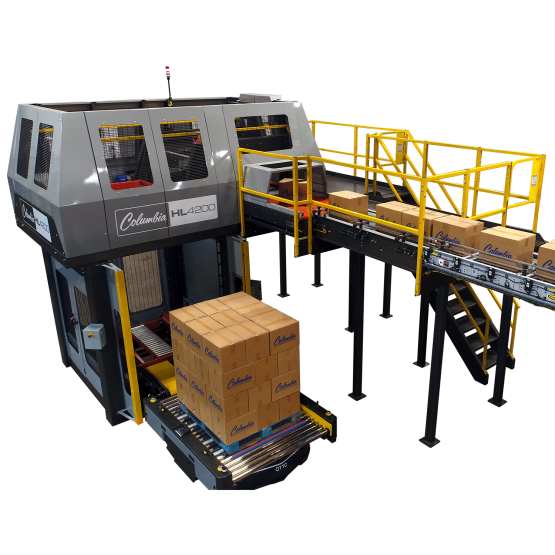 Image of a HL4200 high level palletizer with OTTO.